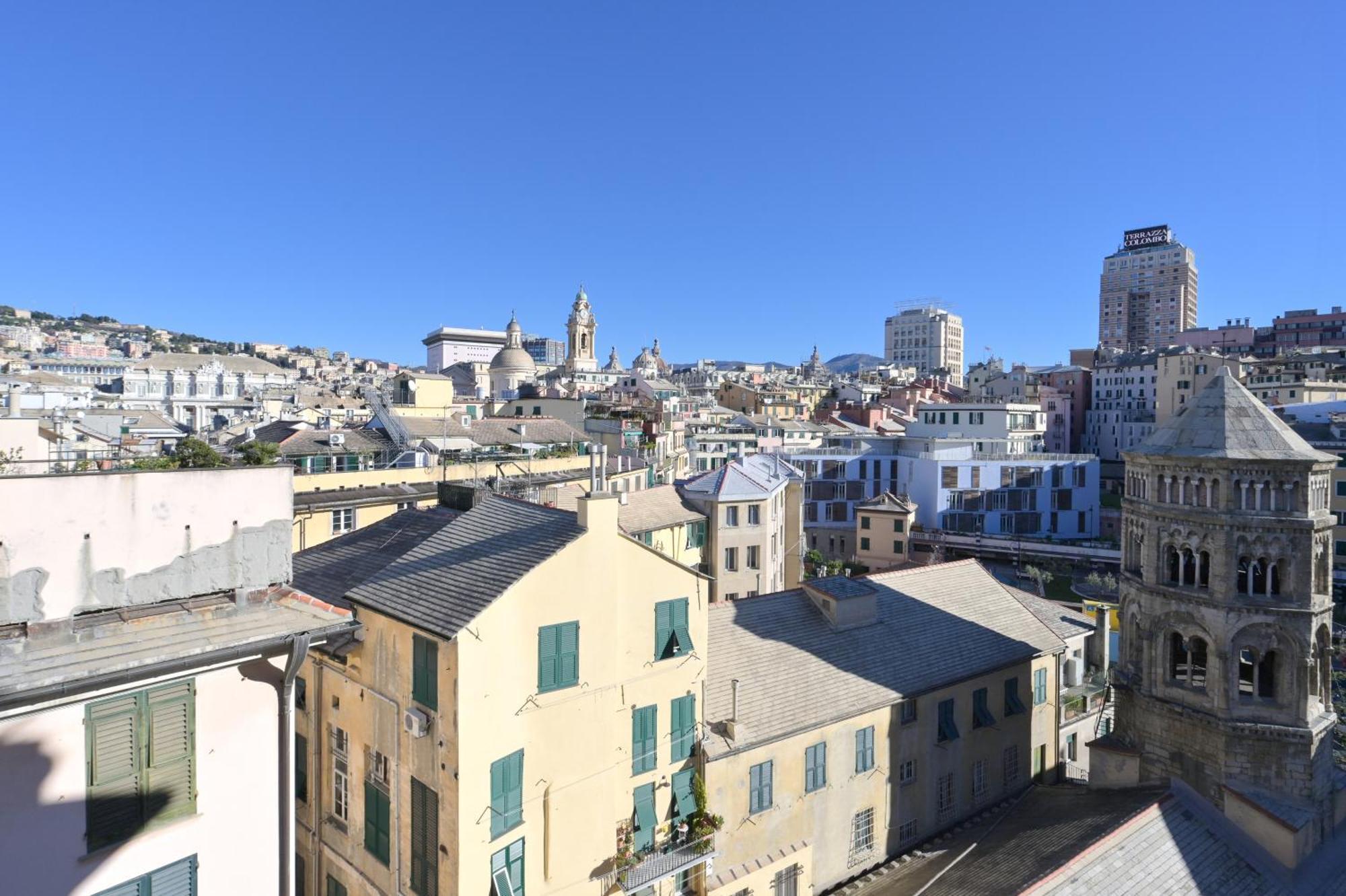 Lovely Room On Rooftops - Genovainrelax מראה חיצוני תמונה